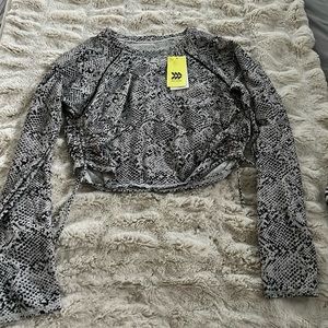 Long sleeve swim shirt new with tags